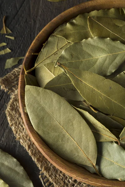 RAW ekologiskt Dry lagerblad — Stockfoto