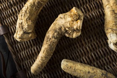 Ham organik kahverengi Horseradish kök