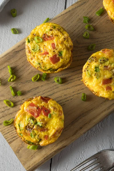 Homemade Healthy Breakfast Egg Muffins — Stock Photo, Image