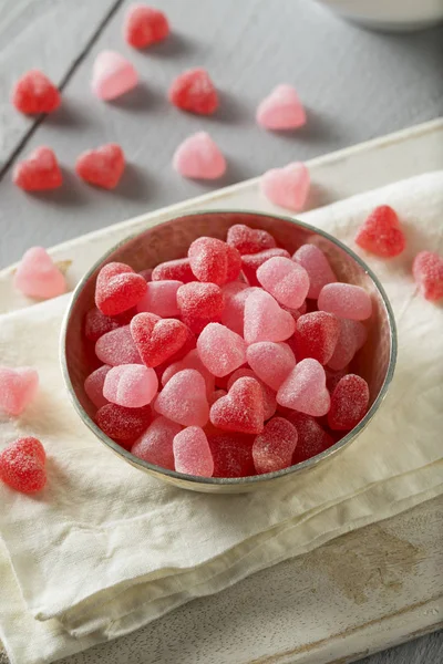 Sweed corazón rojo en forma de caramelo —  Fotos de Stock