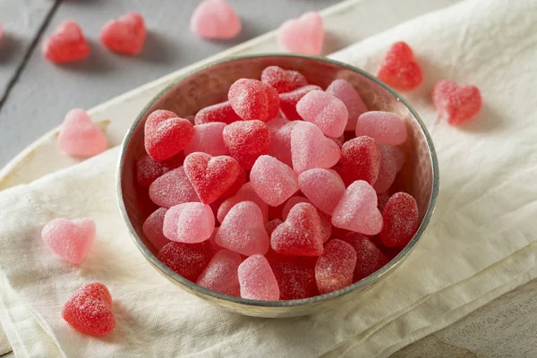 Sweed corazón rojo en forma de caramelo —  Fotos de Stock