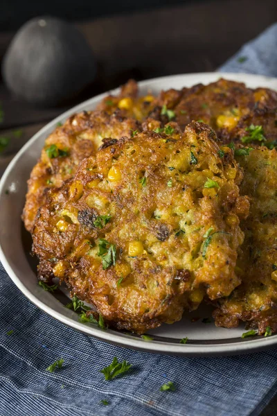 Homemade Fried Corn Fritter — Stock Photo, Image