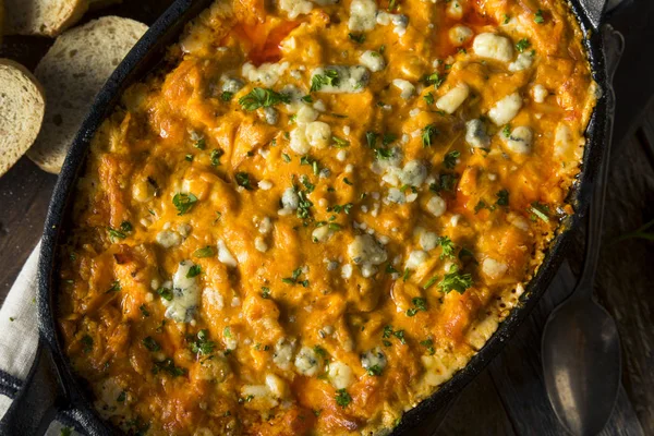 Homemade Buffalo Chicken Dip — Stock Photo, Image