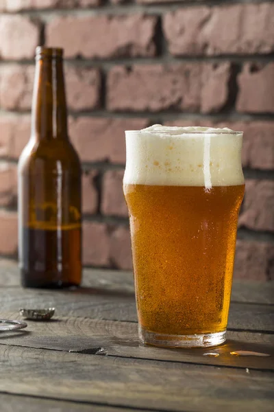 Cold Refreshing American Lager Crafter Beer — Stock Photo, Image