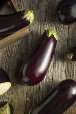 Ham organik mor patlıcan