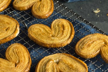 Homemade Sweet Palmier Cookies clipart