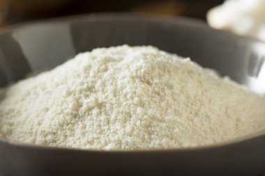 Ham organik kuru beyaz Hindistan cevizi un