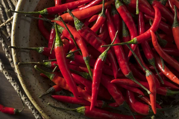 RAW ekologiskt röd Thai paprika — Stockfoto