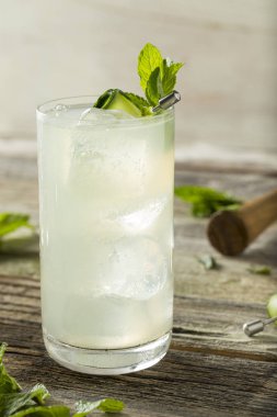 Salatalık cin Spritz kokteyl serinletici