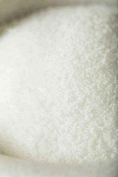 Raw White Granulated Sugar — Stock Photo, Image