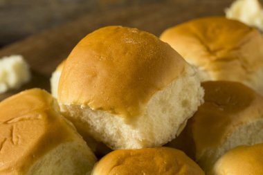 Ev yapımı pişmiş tatlı Hawaiian Buns