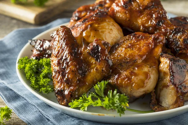 Homemade Spicy Barbecue BBQ Chicken — Stock Photo, Image