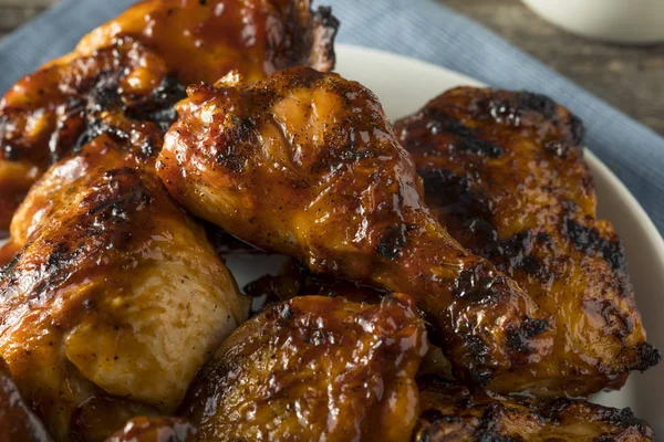 Hemgjord kryddig grill Bbq kyckling — Stockfoto