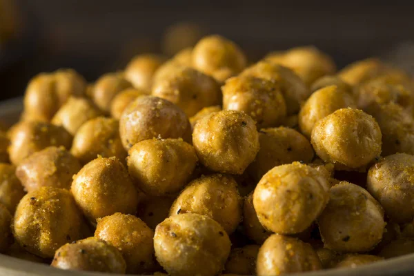 Garbanzos salados picantes caseros al horno — Foto de Stock