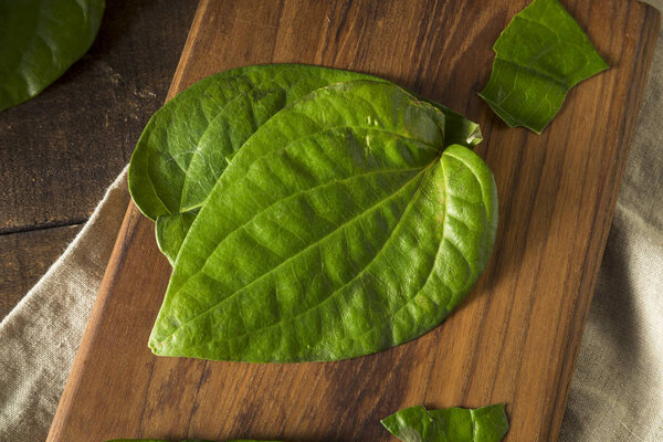 Raw Organic Green Pan Leaves