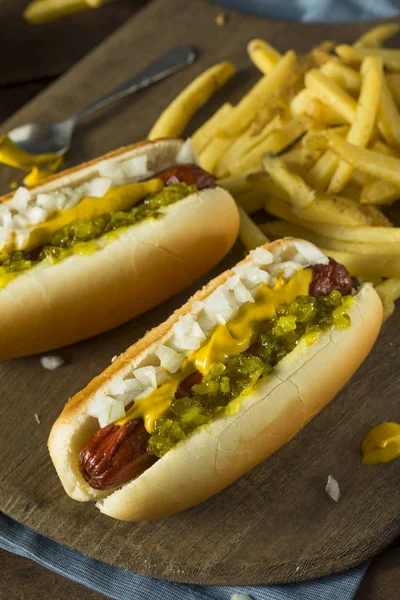 Homemade Deep Fried Hot Dogs — Stock Photo, Image