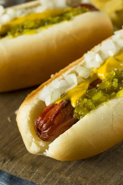 Ev yapımı derin kızarmış sosisli sandviç