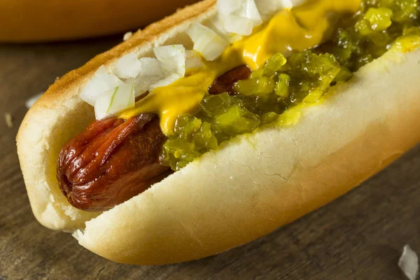 Homemade smażone w głębokim tłuszczu Hot dogi — Zdjęcie stockowe