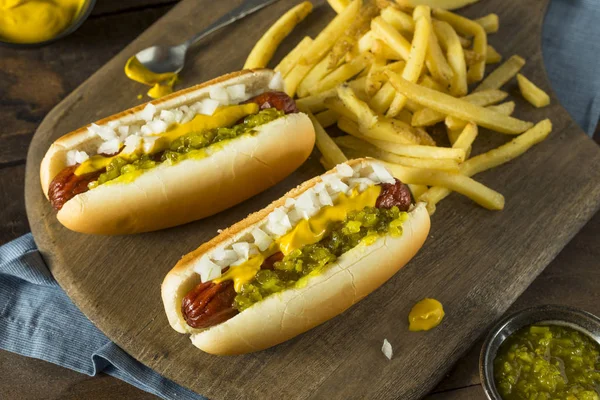 Házi mély sült Hot Dog — Stock Fotó