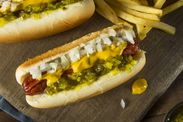 Fatti in casa fritti in profondità Hot Dogs — Foto Stock