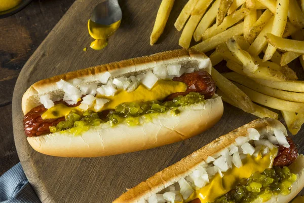 Házi mély sült Hot Dog — Stock Fotó