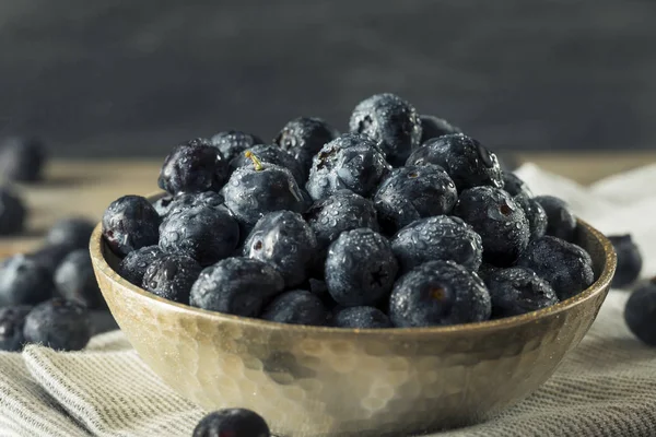 Raw Organic Healthy Blueberries — Stock Photo, Image