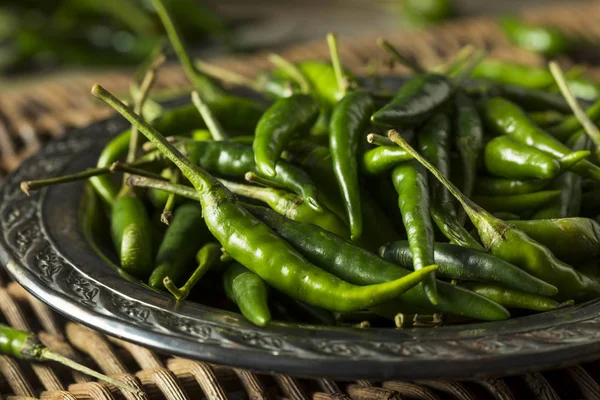 Ham organik yeşil Tay biber