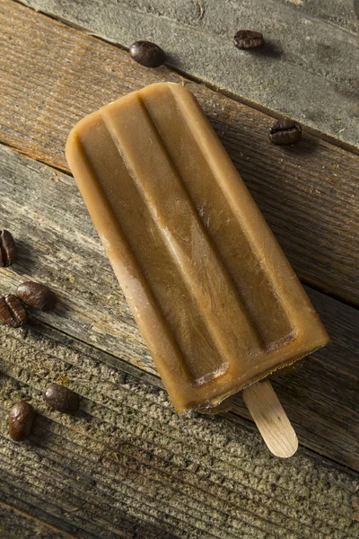 Ev yapımı serinletici buzlu kahve Popsicles