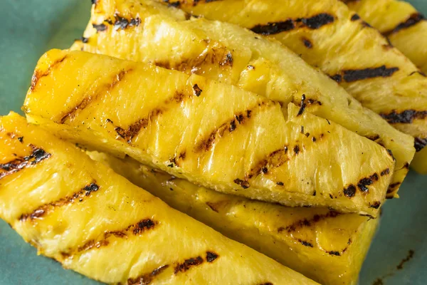 Sweet Grilled Pineapple Slices — Stock Photo, Image