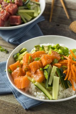 Ham organik somon kase Poke