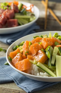 Ham organik somon kase Poke