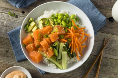 Ham organik somon kase Poke