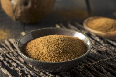 Ham organik hindistan cevizi hurma şekeri