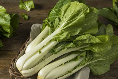 Ham yeşil organik Bok Choy