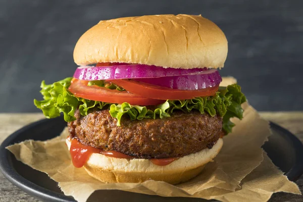 Sağlıklı Vegan vejetaryen et ücretsiz Burger