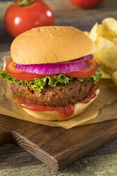 Sağlıklı Vegan vejetaryen et ücretsiz Burger