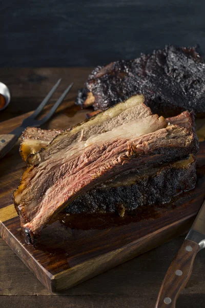 Delicious Smoked Beef Ribs — Stock Photo, Image