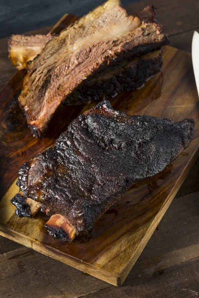Delicious Smoked Beef Ribs — Stock Photo, Image