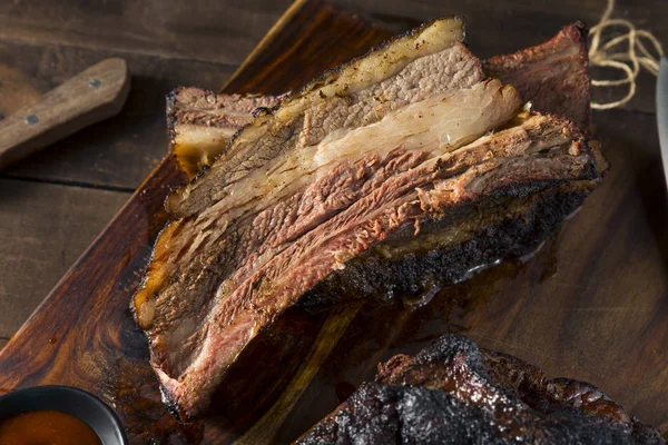 Delicious Smoked Beef Ribs — Stock Photo, Image