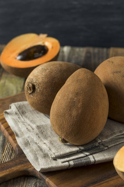 Raw Organic Brown Mamey Fruit