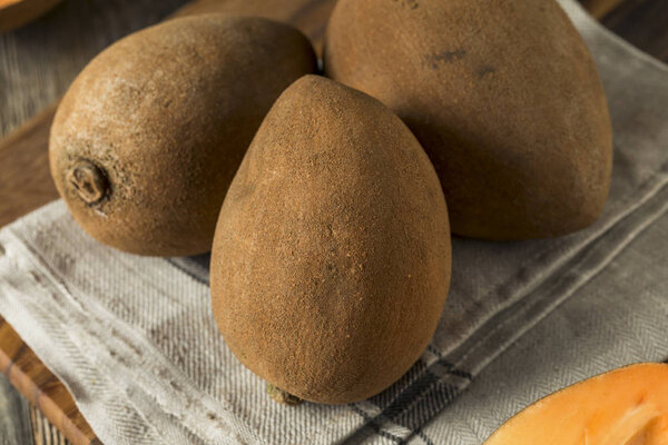 Raw Organic Brown Mamey Fruit