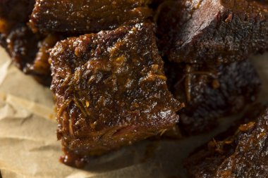 Yavaş füme döş yanmış biter Barbekü