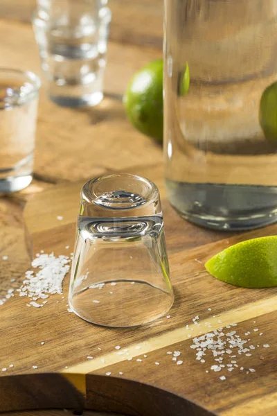 Álcool Mezcal Tequila Shots — Fotografia de Stock