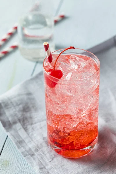 Sweet Refreshing Cherry Cocktail Mocktail — Stock Photo, Image