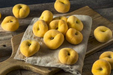 Ham organik sarı Donut Satürn şeftali