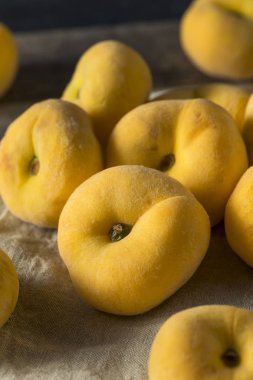 Ham organik sarı Donut Satürn şeftali