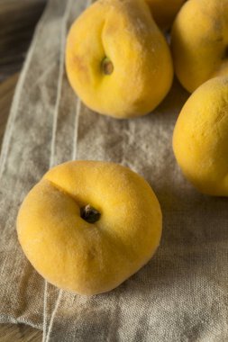 Ham organik sarı Donut Satürn şeftali