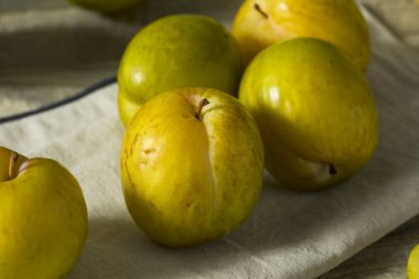 Ham yeşil organik Pluots