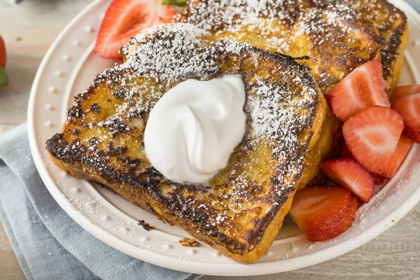 Gurmánské domácí briošky francouzský Toast — Stock fotografie