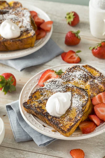 Gurmánské domácí briošky francouzský Toast — Stock fotografie